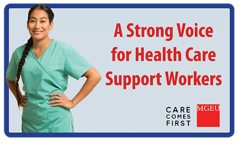 MGEU A Strong Voice for Health Care Support Workers