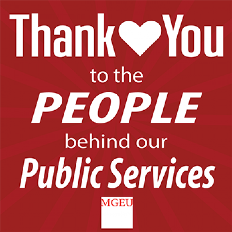 Thank You to the People behind our Public Services