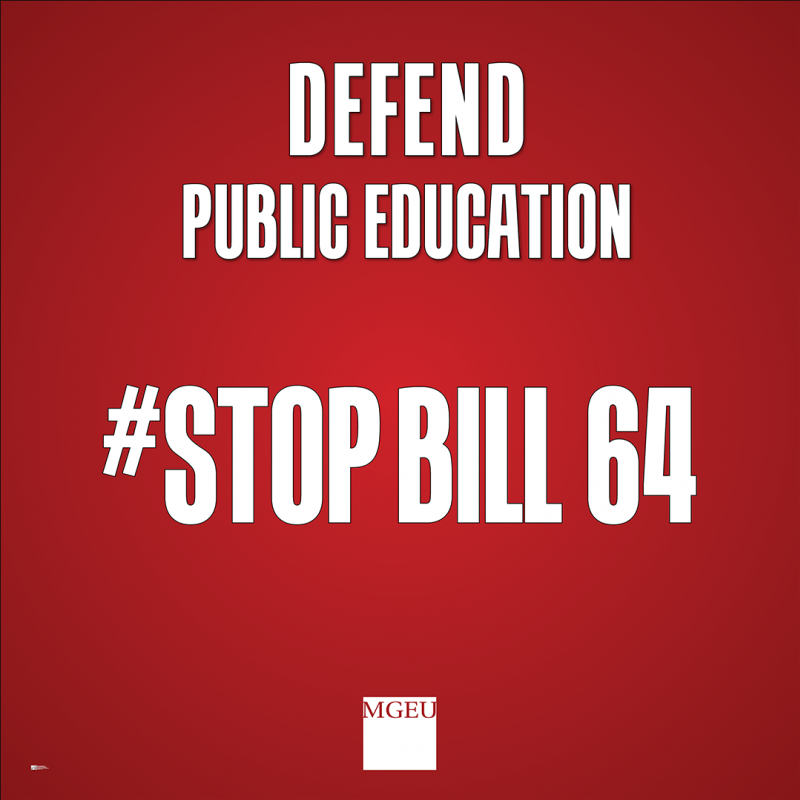 Defend Public Education #StopBill64