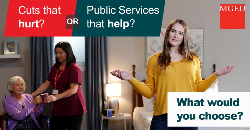 Cuts that hurt? Or public services that help? What would you choose?