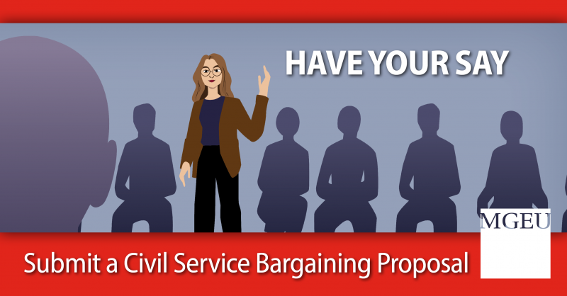 Submit a Civil Service Bargaining Proposal